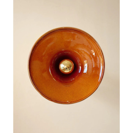 Gigaro L — Glazed ceramic wall light D30 | Masamé