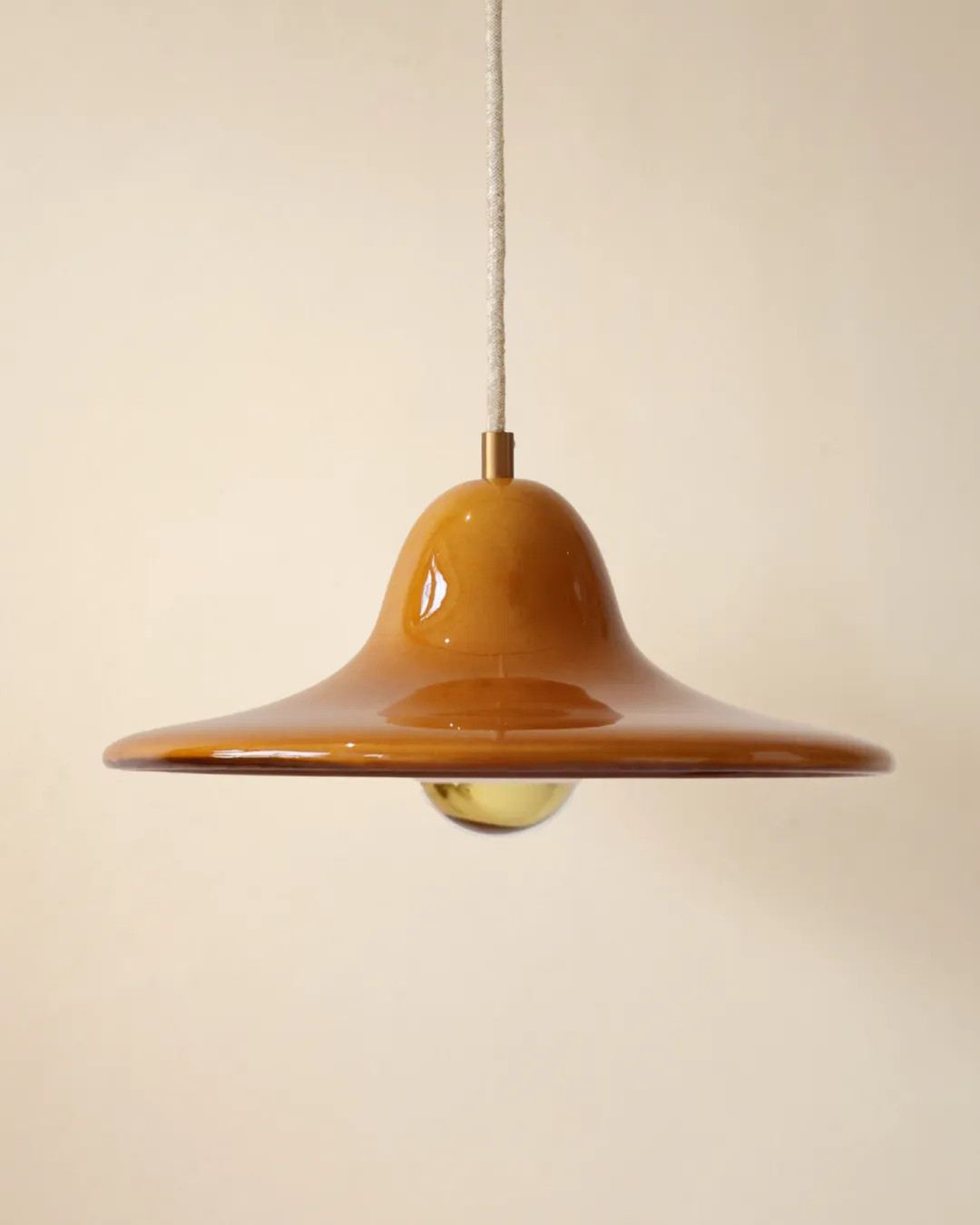 Gigaro L — Glazed ceramic pendant light D30 | Masamé