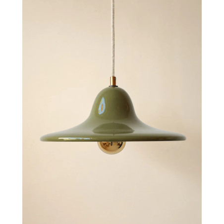 Gigaro L — Glazed ceramic pendant light D30 | Masamé