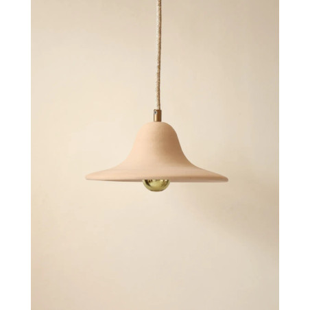Gigaro M — Raw ceramic pendant light D23 | Masamé