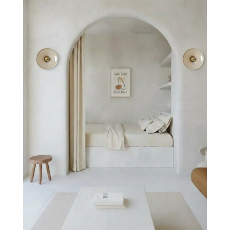 Gigaro M — Glazed ceramic wall light D23 | Masamé