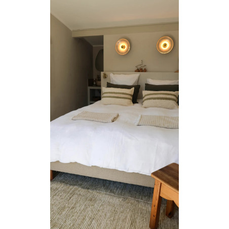 Gigaro L — Glazed ceramic wall light D30 | Masamé
