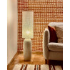 Botera — Artisan ceramic floor lamp H101 cm | Masamé