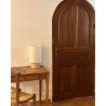 Sormiou S — Ceramic table lamp Safran, jute shade | Masamé