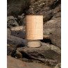 Sormiou M — Lampe céramique Lin, abat-jour jute ou raphia