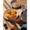 Gaudina — Stoneware serving dish, Dune and Iode | Masamé