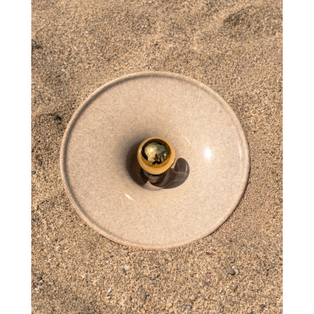 Gigaro S — Glazed ceramic portable lamp D16 | Masamé