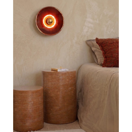 Gigaro L — Glazed ceramic wall light D30 | Masamé