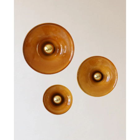 Gigaro L — Glazed ceramic wall light D30 | Masamé