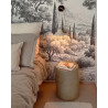 Gigaro S — Raw ceramic portable lamp D16 | Masamé