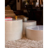 Endoume — Artisan round ceramic coffee table | Masamé