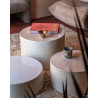 Endoume — Artisan round ceramic coffee table | Masamé