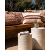 Tarifa — Artisan cotton cushion Sienne, handmade Portugal