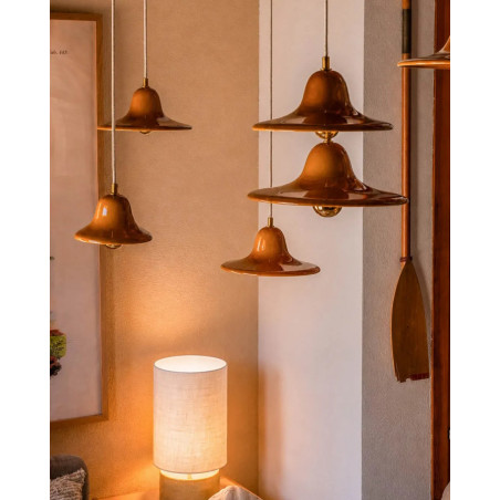 Gigaro L — Glazed ceramic pendant light D30 | Masamé