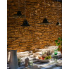 Gigaro L — Glazed ceramic pendant light D30 | Masamé