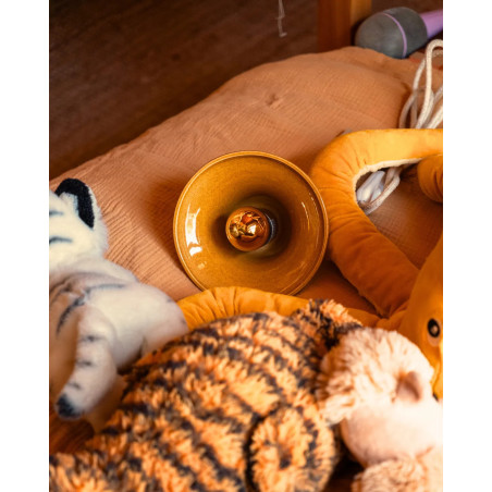Gigaro S — Glazed ceramic portable lamp D16 | Masamé