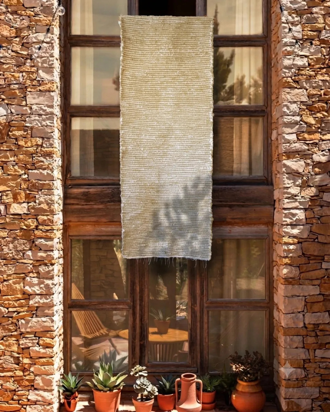 Tarifa — Artisan cotton rug Chanvre, handmade Portugal
